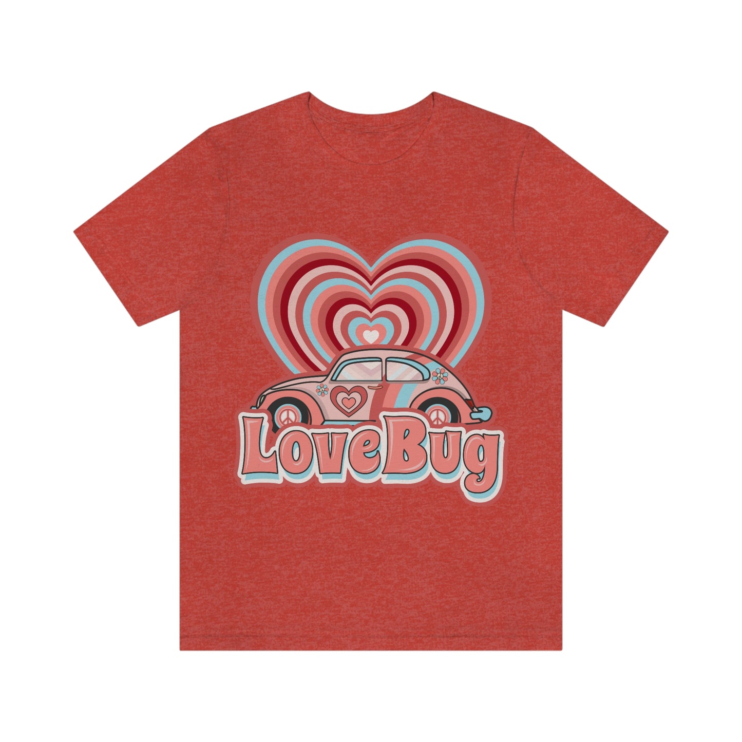 Love Bug Valentine’s Day Unisex Jersey Short Sleeve Tee