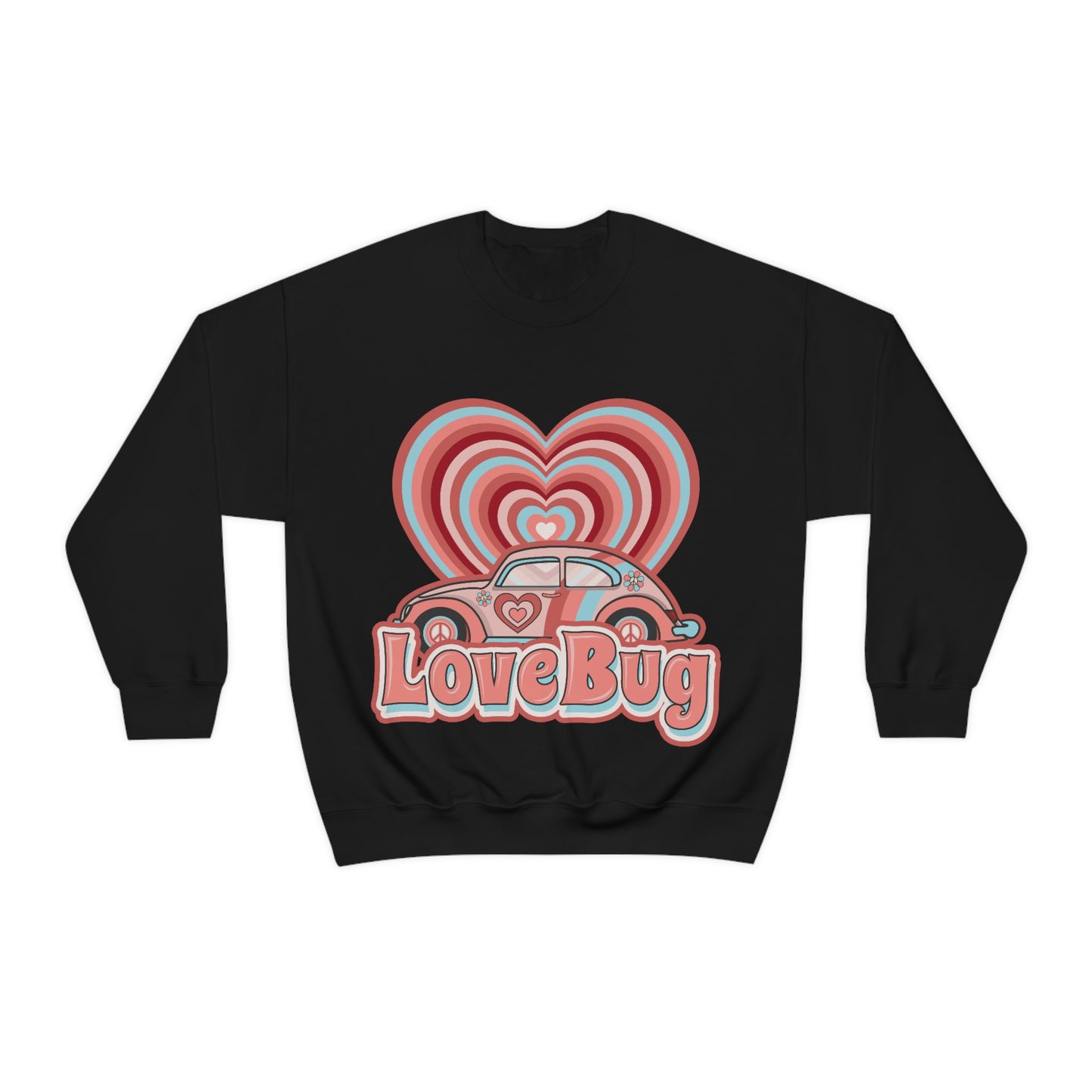 Love bug Valentine’s Day Unisex Heavy Blend™ Crewneck Sweatshirt