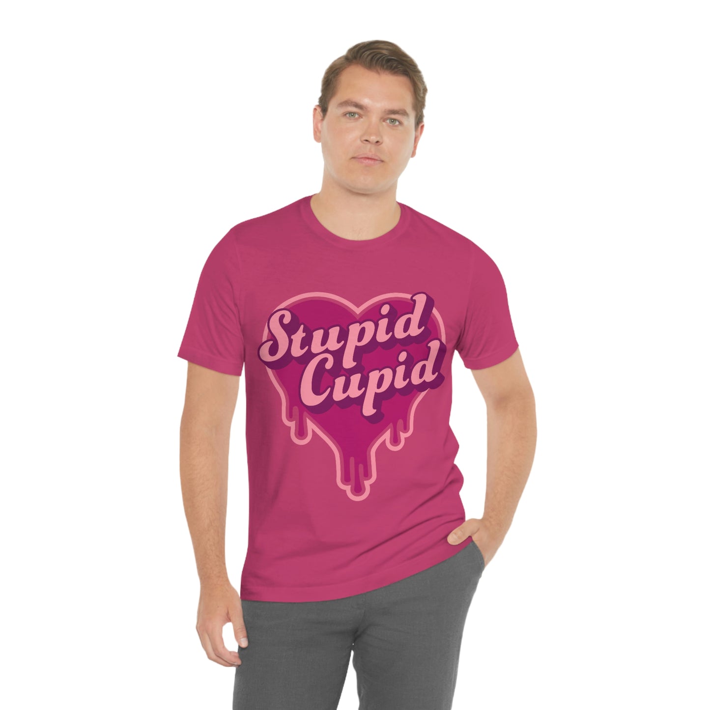 Stupid Cupid Unisex Jersey Short Sleeve Tee