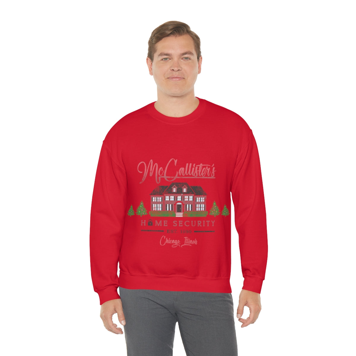 McCallister Home Security Unisex Heavy Blend™ Crewneck Sweatshirt Christmas Home Alone