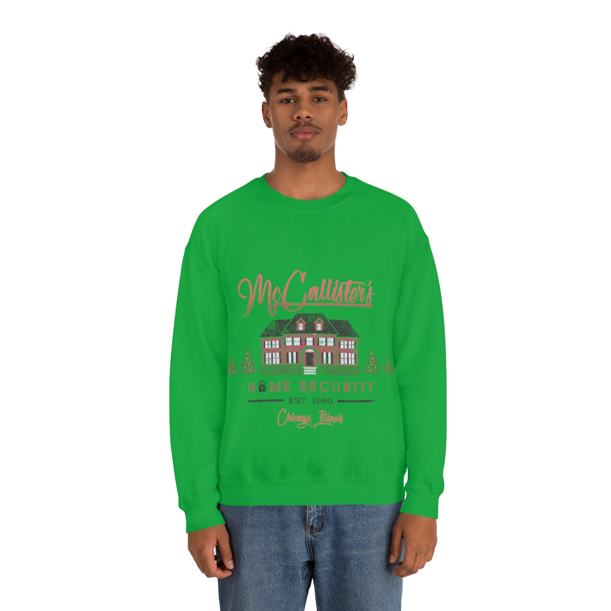 McCallister Home Security Unisex Heavy Blend™ Crewneck Sweatshirt Christmas Home Alone