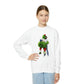 Jason Kelce Hugging the Phanatic! Phanatic Kelce Hug Youth Crewneck Sweatshirt