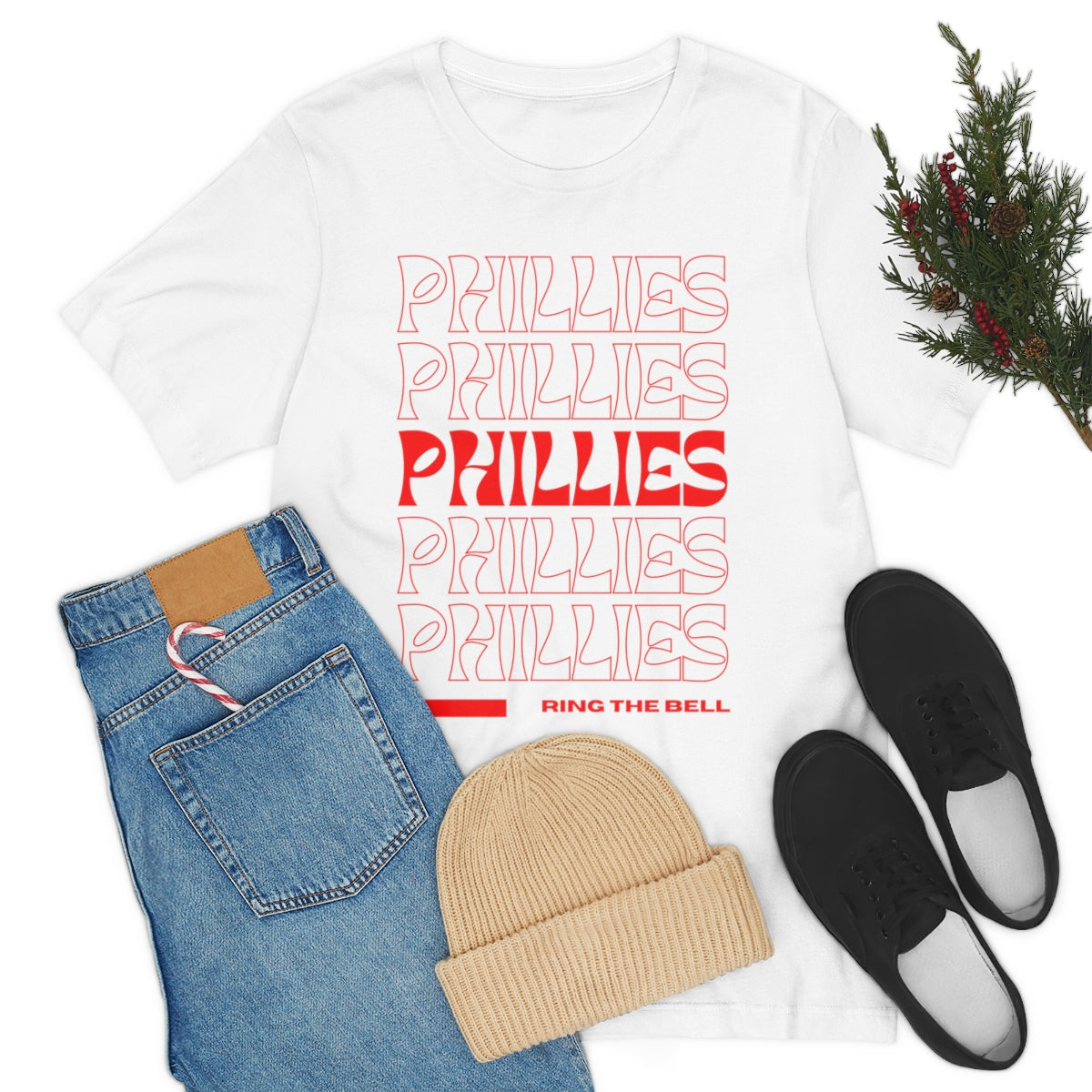 Phillies Retro Unisex Jersey Short Sleeve Tee