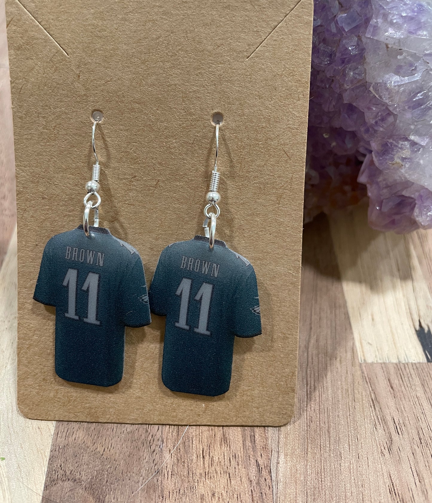 Philadelphia Eagles Jersey Earrings