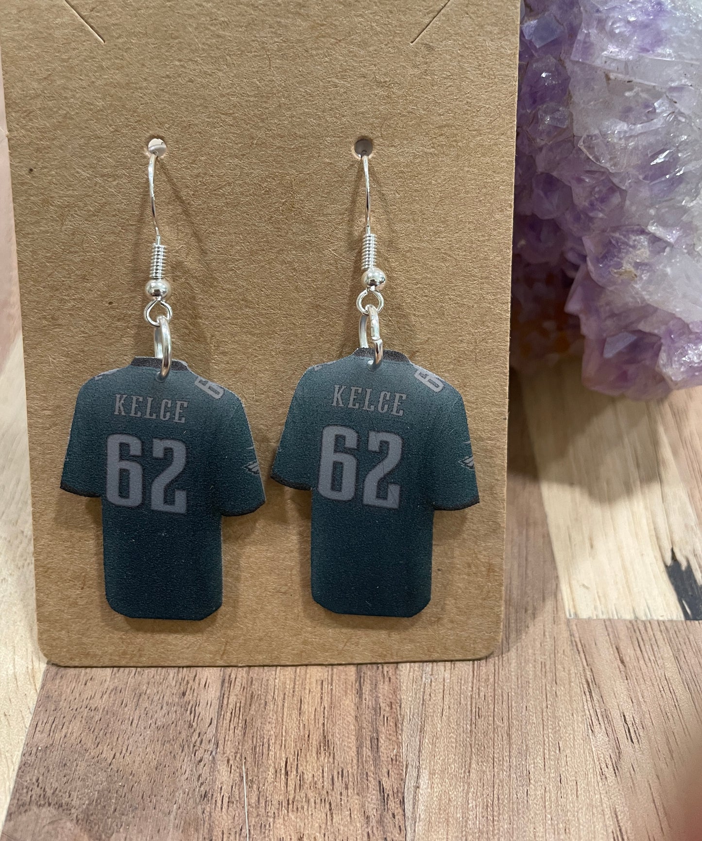 Philadelphia Eagles Jersey Earrings